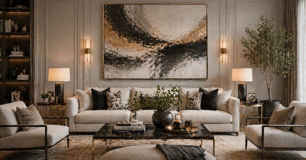 statement-wall-art-luxury-living-room