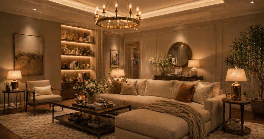 warm-lighting-luxury-living-room