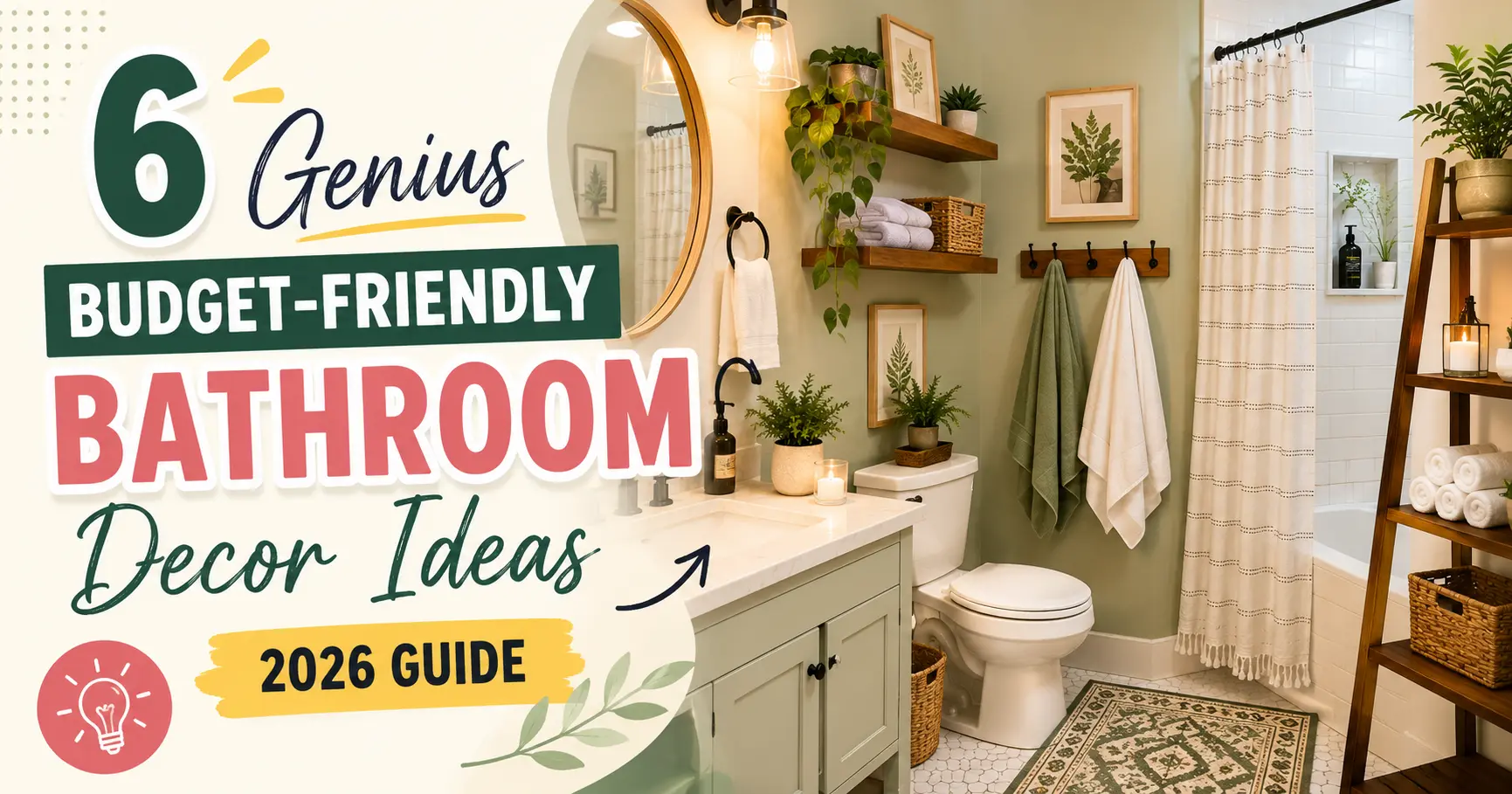 budget-friendly bathroom decor ideas before and after