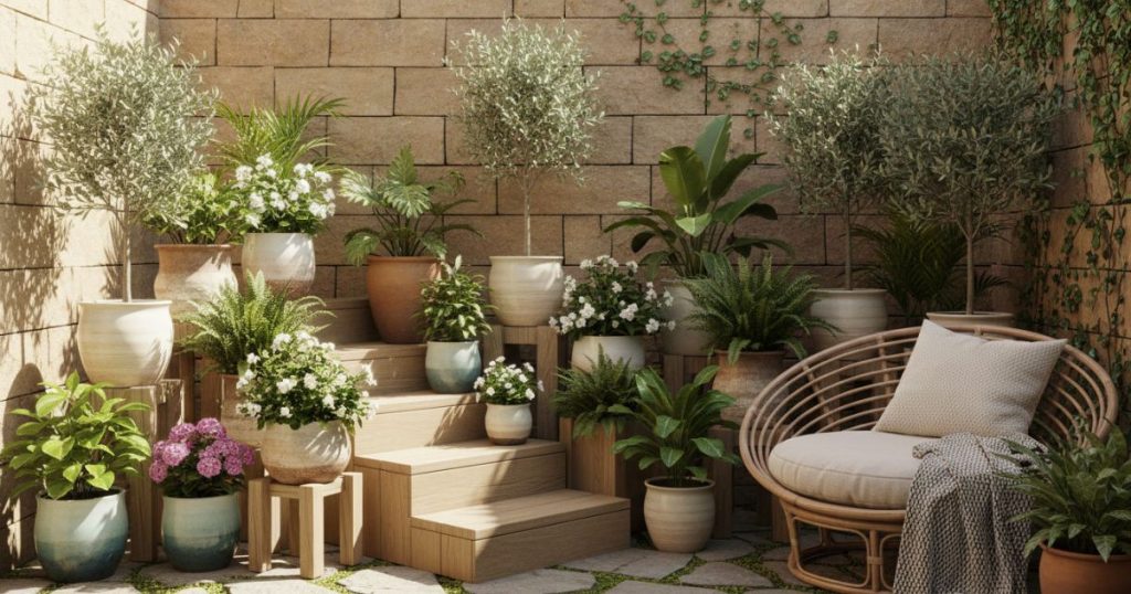 decorate-with-potted-trees-garden-corner