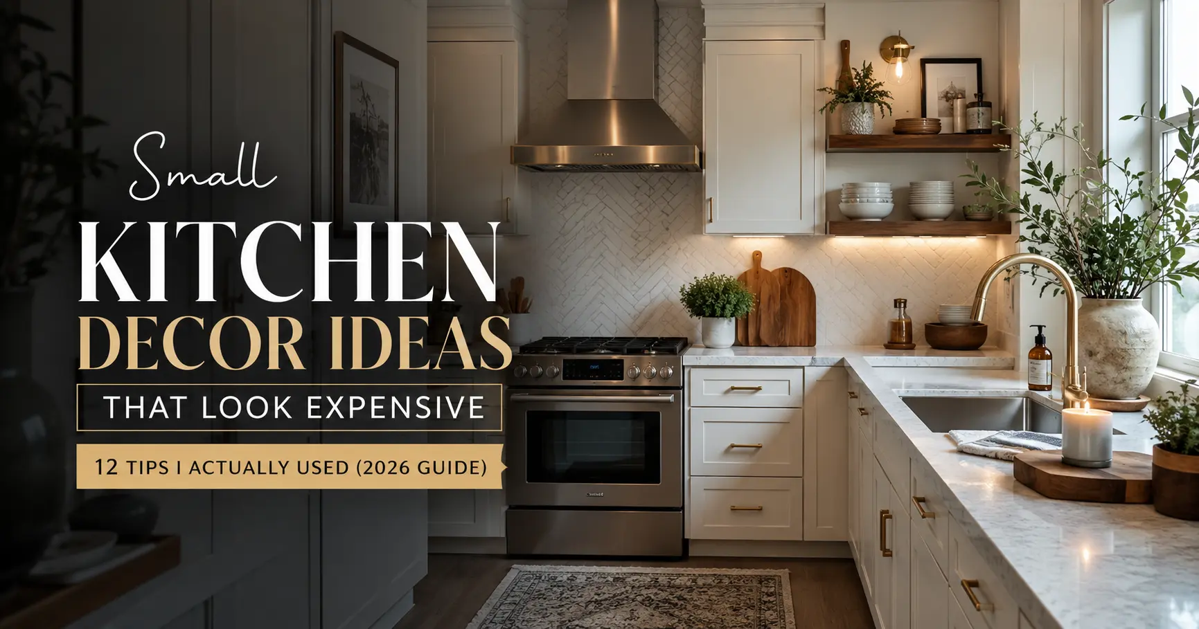 Small kitchen decor ideas that look expensive on a budget