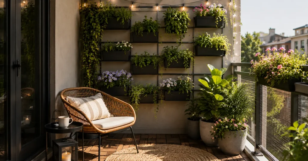 vertical-garden-wall-planter-balcony.webp wall mounted vertical garden planter balcony