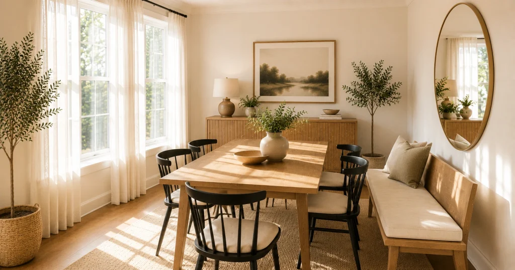 natural-light-small-dining-room-sheer-curtains.webp Small dining room with sheer curtains and bright natural light